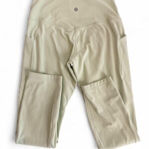 Lululemon Athletica Light Green Capris